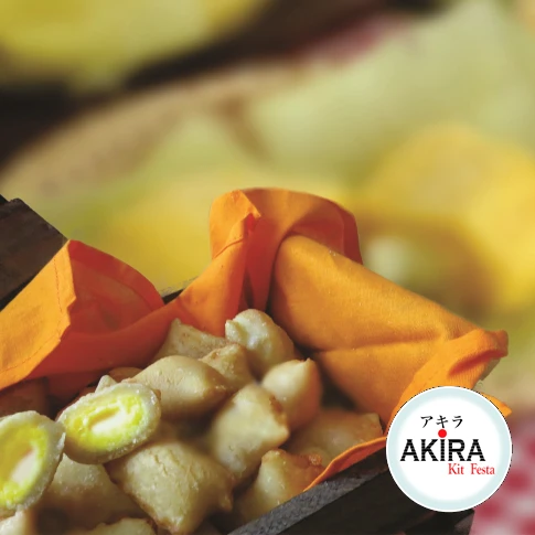 50 Mini Salgado de Pamonha Doce